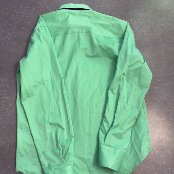 Eight X Premium Green Long Sleeve Button-Down Shirt – Size Large - Picture 5 of 16